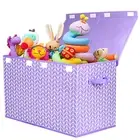 Large Toy Box Chest with Flip Lid, Toy Storage Organizers Bin Boxes Basket