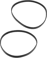 CLISPEED 2pcs Flexible Rubber Cassette Repair Belts for Turntable Recorder Vinyl Record Player Replacement Parts User Friendly Installation Enhance Operational Efficiency