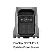 EcoFlow Delta Pro 3 with 4000W total AC Output and Built in 4096Wh (341Ah@12V)