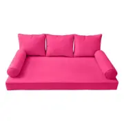 *COVER ONLY*-Style 3 Daybed Mattress Bolster Pillow Covers Pipe Trim Twin AD110