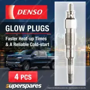 4 x Denso Glow Plugs for Iveco Daily III 35 S 9 V 8140.43N 2798cc 35S15 V