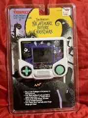 Tim Burton's Nightmare Before Christmas LCD Electronic Game TIGER Handheld 1993