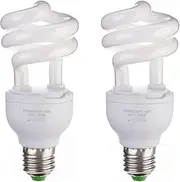 13W Reptile Bulb UVB 5.0/10.0 Energy Saving Compact Terrarium Bulb for Rainforest or Desert Type Reptiles, Snakes, Lizards, Tortoises,1/2/3 Packs