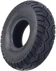 KIADZIE 10 Inch 4.10/3.50-4 Tire Inner Tube Outer Tyre for Electric Tricycle, Trolley,Electric Scooter,warehouse Car Tire Parts(Outer Tyre)
