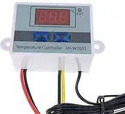 Digital LED Temperature Controller Module, Programmable Electronic Thermostat with Waterproof Probe, 1500W Temperature Controller, Range from -50 to 110 Degrees