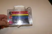 LEARNINGSMITH 30 Micro Art Set 12 CRAYONS,8 PENCILS,9 WATERCOLORS, 1 PAINT BRUSH