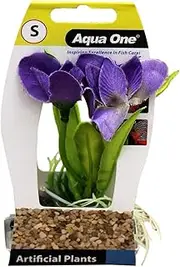 Aquarium Plant Violet with Log Base Small 28185 Fish Tank Aqua One