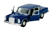 WELLY OLD TIMER 1963 MERCEDES-BENZ 600 W100 BLUE 1:34 DIE CAST METAL MODEL NEW