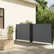 Retractable Side Awning Sun Shade Privacy Screen Outdoor Patio Garden vidaXL