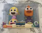 baby shark’s big show! 4 pack bath squirts bath time toys