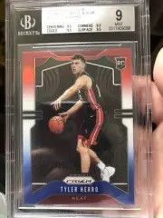 2019 Panini Prizm RED WHITE BLUE Rookie Tyler Herro #259 PSA BGS