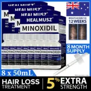 HEALMUSZ Minoxidil 5% Extra Strength Hair Regrowth Treatment 50mL,8 Month Supply