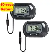 (2 Pack) Digital LCD Fish Tank Thermometer Marine Water Temperature Gauge