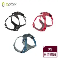 在飛比找ETMall東森購物網優惠-ppark 寵物工園 AirFit H型胸背帶-XS 黑/紅