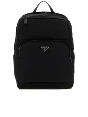 Prada Renylon And Leather Backpack