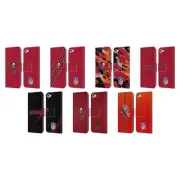 OFFICIAL NFL TAMPA BAY BUCCANEERS LOGO LEATHER BOOK CASE FOR APPLE iPOD TOUCH