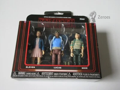 Funko Stranger Things ELEVEN MIKE LUCAS Lot 3x Figures 3.75 Inch 3-Pack NIB 2018