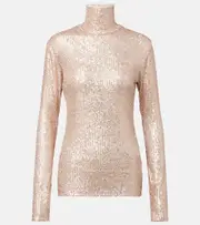 [Norma Kamali] Norma Kamali Sequined top AU 14 metallic