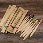 10 Pack of Eco Friendly Bamboo Toothbrushes