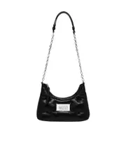 Maison Margiela Micro Glam Slam Zipped Shoulder Bag One size black
