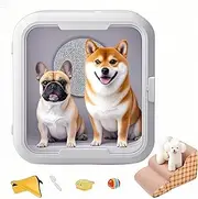 Pet Dryer Box for Dogs-Quiet Air Blower with Removable Window,Easy Clean,Grooming Accessories for Small/Large Pets