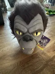 Scooby Doo Villain Wolfman Mask Halloween Cartoon Purple New Unused With Tags