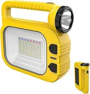 Solar Flashlight, Rechargeable Camping Lantern, Multi-Purpose Solar Spotlight, Ideal for Fishing, Hiking, Outdoor Night Walking, Power Outage Light, Portable and Sturdy LED Torch