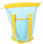 LIFKOME Mesh Beach Tote Bag for Kids Portable Toys Beach Essentials Easy to Clean Lightweight Sturdy Fun Design Beach Bag