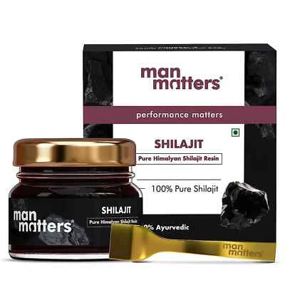 100% Pure Himalayan Shilajit Resin for Men 20gm Boosts Immunity Sexual Pack of 5