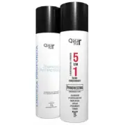Kit hair straightening Semi-definitive 5 in 1 progressive QatarHair 2x 1L/33.8oz