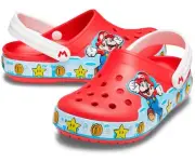 Toddler Crocs Fun Lab Super Mario Lights Clog Size C6