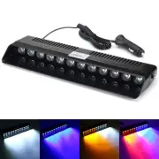 12 LED Strobe Lights Suction Cup Car Windshield Emergency Warning Lamp with 12V