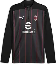 PUMA Unisex Maglia Prematch 1/4 Zip Football and Training Jacket Official Product Black