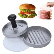 Hamburger Patty Maker with 50 Wax Disks Non-stick Premium Aluminum Burger