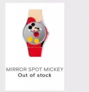 New SWATCH Mickey Spot Damien Hirst Watch Limited Edition Needs New Battery