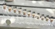 1000pcs/lot Dia 22mm Empty Clear With Cork Glass Bottles Multiple Size