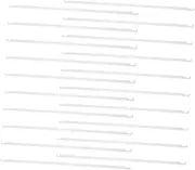 CAXUSD 20pcs Hanging File Folder Metal Bars Office Home School Document Holder File Folder Metal Hanger