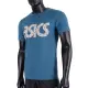 Asics Shirts [2191A333-401 男 短袖 復古 LOGO 上衣 T恤 休閒 藍