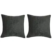 2PK Jason Commercial Parker Premium Cushion Filled 44x44cm Charcoal 340GSM