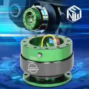 NRG Innovations SRK-200GN-TI Gen 2.0 Steering Wheel Quick Release Adapter Green