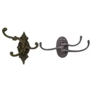 Cast Iron Hook Hanging Coat Hook Foyer Bathroom Key Holder Swivel Wall Hook