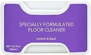 Floor Cleaning Solution Compatible with Narwal Freo Z Ultra Robot Vacuum, 580mL, Lemon and Basil Scent Floor Cleaner Refill
