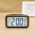 Plastic Digital Alarm Clock Silent Desk Digital Clock Bedrooms
