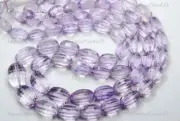8 Inch Strand 100% Natural Pink Amethyst Gemstone Step Cut Drum Bead Size-9-13mm