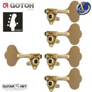 NEW Gotoh GBU510C-9 Compact Bass 5-String L4+R1 Tuners Clover Key 4x1 - X-GOLD