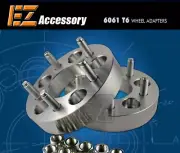 Wheel Adapters 5x4.75 | 5x120.7 | Jaguar 1/2 Studs Spacers 1.25" New (for: Jaguar)