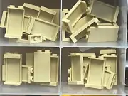 LEGO Parts - Tan Panel 1 x 2 x 3 - No 87544 - QTY 30