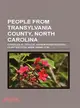 People from Transylvania County, North Carolina