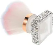 MUSISALY Nail Art Dust Brush Fluffy Makeup Brush for Powder Blush Nail Dust Remover Soft Bristles