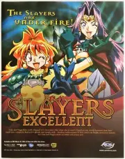 Vintage Print Ad 2004 Slayers Excellent Anime ADV Original Promo Poster Art